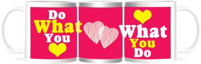 50% OFF on Refeel Gifts Do What You Love Quote Ceramic Mug 325 ml 50% OFF on Refeel Gifts Do What You Love Quote Ceramic Mug 325 ml