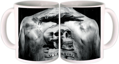 62% OFF on Shopkeeda Expendable Tattoo Ceramic Mug 350 ml