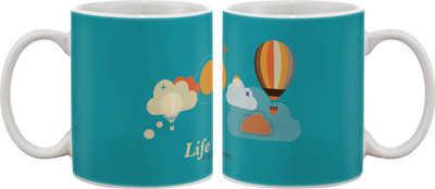 15% OFF on Artifa Life Is A Journey Porcelain, Ceramic Mug 350 ml 15% OFF on Artifa Life Is A Journey Porcelain, Ceramic Mug 350 ml