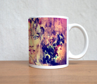 60% OFF on StyBuzz Beautiful Girl Abstract Art Porcelain Mug 300 ml 60% OFF on StyBuzz Beautiful Girl Abstract Art Porcelain Mug 300 ml