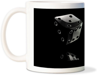 AMY Dark Dice Twocoffee Ceramic Mug AMY Dark Dice Twocoffee Ceramic Mug