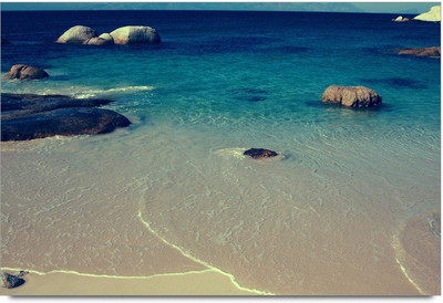 75% OFF on Sea Paper Print