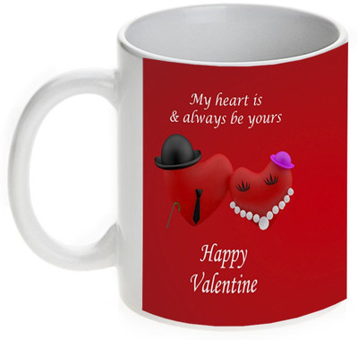 63% OFF on Mugwala My Heart Always Yours Pink Valentine Ceramic Mug 331 ml 63% OFF on Mugwala My Heart Always Yours Pink Valentine Ceramic Mug 331 ml