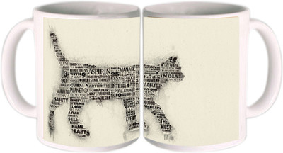 62% OFF on Shopkeeda Cat Typography Ceramic Mug 350 ml 62% OFF on Shopkeeda Cat Typography Ceramic Mug 350 ml