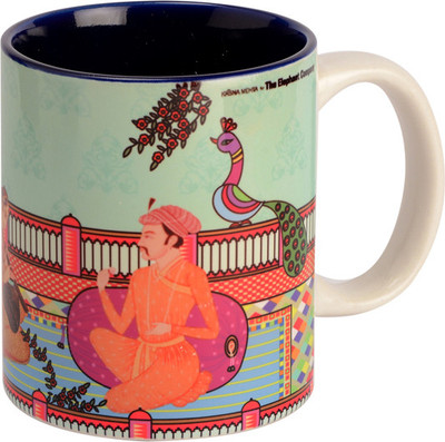 The Elephant Company Ceramic Modern Mughal Ceramic Mug 180 ml The Elephant Company Ceramic Modern Mughal Ceramic Mug 180 ml
