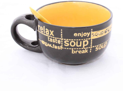 15% OFF on Aarzool Colourful Soup Ceramic Mug 400 g, Pack of 2 15% OFF on Aarzool Colourful Soup Ceramic Mug 400 g, Pack of 2