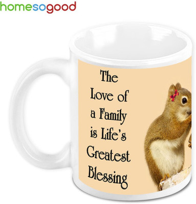 41% OFF on Homesogood Love Your Family Ceramic Mug 280 ml 41% OFF on Homesogood Love Your Family Ceramic Mug 280 ml