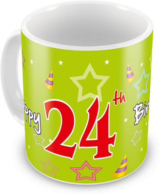 10% OFF on Everyday Gifts 24th Happy Birthday Ceramic Mug