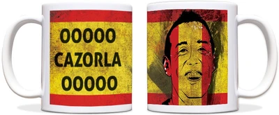 60% OFF on ShopMantra Santi Cazorla Spain Football Black Ceramic Mug 300 ml