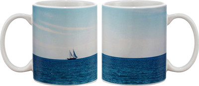 15% OFF on Artifa Boat Sailing In Sea Porcelain, Ceramic Mug 350 ml 15% OFF on Artifa Boat Sailing In Sea Porcelain, Ceramic Mug 350 ml