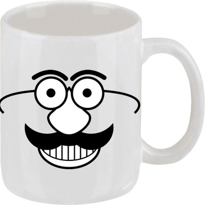 16% OFF on Ellicon smiley Funny Ceramic Mug