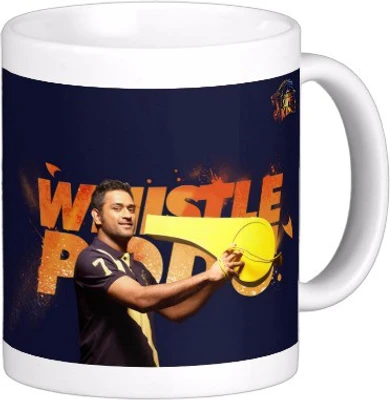 88% OFF on Exoctic Silver Chennai Super King IPL Series XXX 030 Ceramic Mug 300 ml