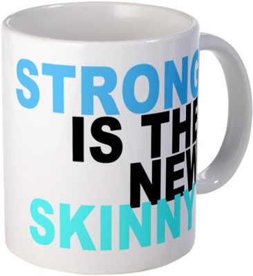 40% OFF on Teeskart Strong Is The New Skinny Porcelain Mug 300 ml 40% OFF on Teeskart Strong Is The New Skinny Porcelain Mug 300 ml