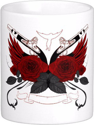 40% OFF on Exoctic Silver Music In My Vein: Guns N Roses C011 Ceramic Mug 300 ml