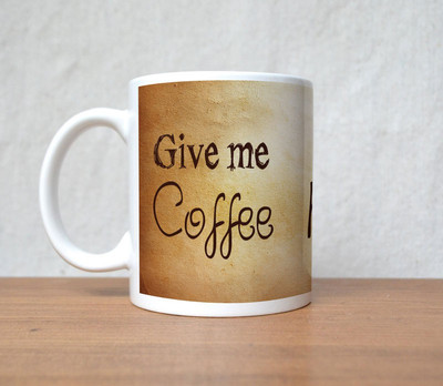 33% OFF on StyBuzz Give Me Coffe Beans Porcelain Mug 300 ml 33% OFF on StyBuzz Give Me Coffe Beans Porcelain Mug 300 ml