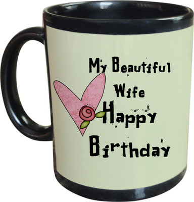 55% OFF on SajawatHomes My Beautiful Wife Black Coffee Ceramic Mug 350 ml 55% OFF on SajawatHomes My Beautiful Wife Black Coffee Ceramic Mug 350 ml