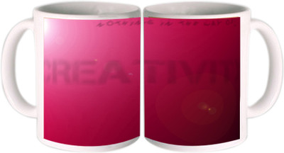 62% OFF on Shopkeeda Nothing Is The Way Of Creativity Ceramic Mug 350 ml