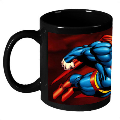 72% OFF on AMY Cool Super Man Flying Ceramic Mug