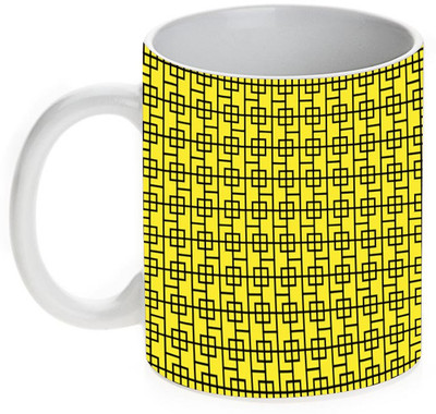 63% OFF on Mugwala Square Caps Designer Ceramic Mug 374 ml