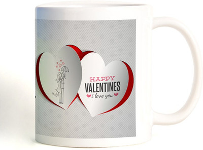 52% OFF on ShopMantra Couple in Umbrella Hearts Design Ceramic Mug 52% OFF on ShopMantra Couple in Umbrella Hearts Design Ceramic Mug