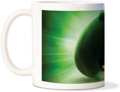 75% OFF on AMY Green Angry Birdscoffee Ceramic Mug
