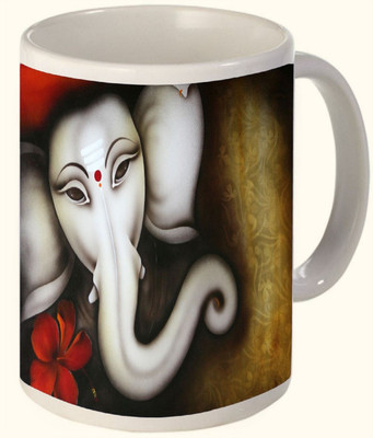 60% OFF on Timpax Most Popular & Best Selling Printed Ceramic 325 ML Dishwasher safe. D.No. N-611 Ceramic Mug 325 ml