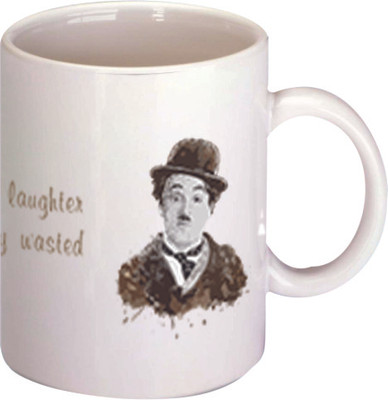 50% OFF on Printland Charlie Chaplin Ceramic Mug 350 ml 50% OFF on Printland Charlie Chaplin Ceramic Mug 350 ml