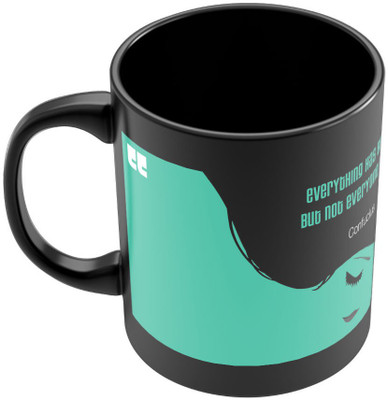 28% OFF on PosterGuy Everything has Beauty Motivational Quote Ceramic Mug 280 ml