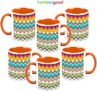 41% OFF on HomeSoGood Describing The Seasons 6 Mugs Ceramic Mug 325 ml, Pack of 6 41% OFF on HomeSoGood Describing The Seasons 6 Mugs Ceramic Mug 325 ml, Pack of 6