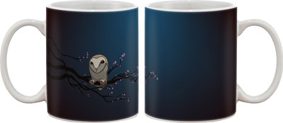 Artifa Owl On Tree Porcelain, Ceramic Mug 350 ml Artifa Owl On Tree Porcelain, Ceramic Mug 350 ml