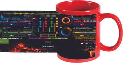 46% OFF on Printland DJ Let The Music Play PMMGN00737 Ceramic Mug