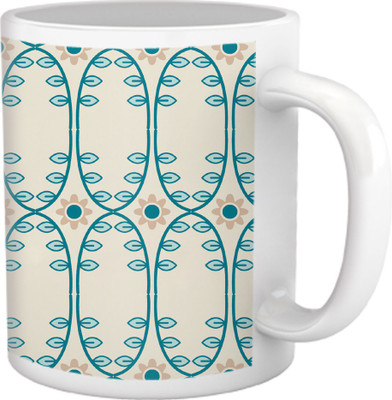 50% OFF on Tiedribbons Pure Vanity_Tru Concept_Pattern Corners Ceramic Mug 325 ml