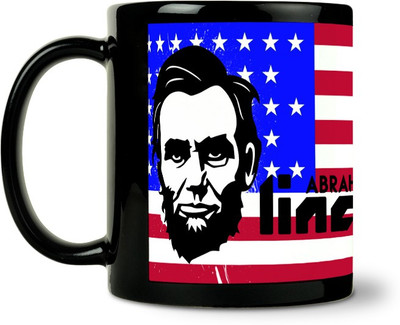 36% OFF on ShopMantra Abraham Lincoln Ceramic Mug 300 ml