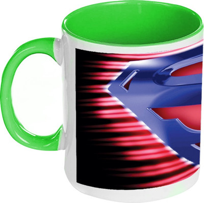41% OFF on AMY Super Man Logo Stylish Inside Green Coffee Ceramic Mug 41% OFF on AMY Super Man Logo Stylish Inside Green Coffee Ceramic Mug