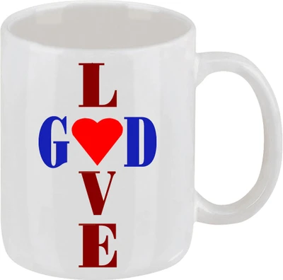 28% OFF on Ellicon D70 I Love God Ceramic Mug 325 ml 28% OFF on Ellicon D70 I Love God Ceramic Mug 325 ml