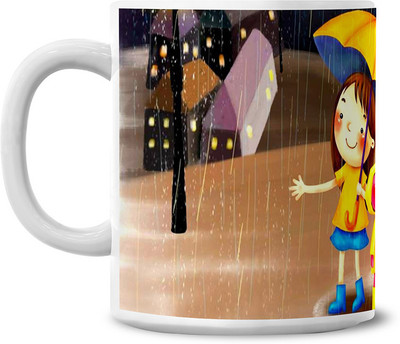 50% OFF on Lovely Collection Rainy Day Ceramic Mug