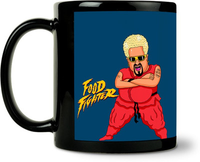 36% OFF on ShopMantra Food Fighter Ceramic Mug 300 ml 36% OFF on ShopMantra Food Fighter Ceramic Mug 300 ml