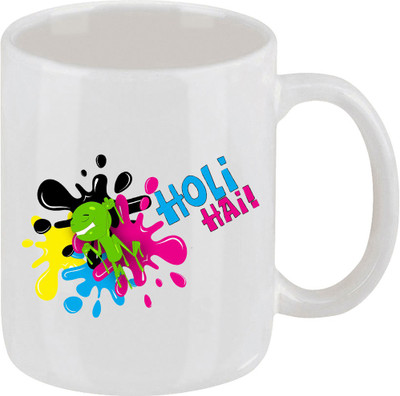 28% OFF on Ellicon C55 Cute Holi Hai Coffee Ceramic Mug 325 ml 28% OFF on Ellicon C55 Cute Holi Hai Coffee Ceramic Mug 325 ml