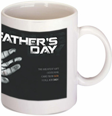 50% OFF on Printland Black & White Father's Day Ceramic Mug 350 ml 50% OFF on Printland Black & White Father's Day Ceramic Mug 350 ml