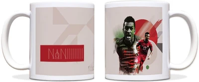 60% OFF on ShopMantra Luis Nani Portugal Football Black Ceramic Mug 300 ml