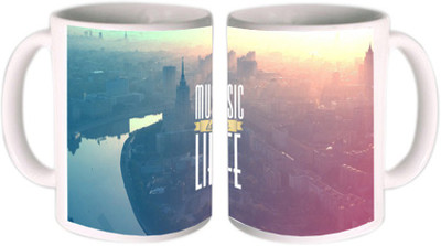 25% OFF on Shopkeeda Music Is Life Ceramic Mug 350 ml 25% OFF on Shopkeeda Music Is Life Ceramic Mug 350 ml