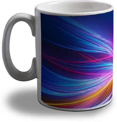 15% OFF on Artifa Colorful Lights Porcelain, Ceramic Mug 350 ml