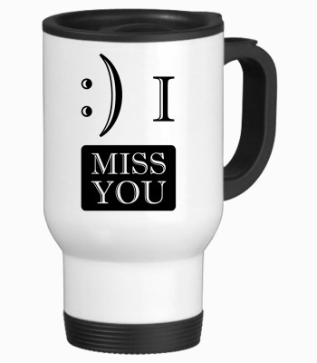 52% OFF on Tiedribbons I Miss You Gifts For Best Friend Forever Travel Stainless Steel Mug 350 ml