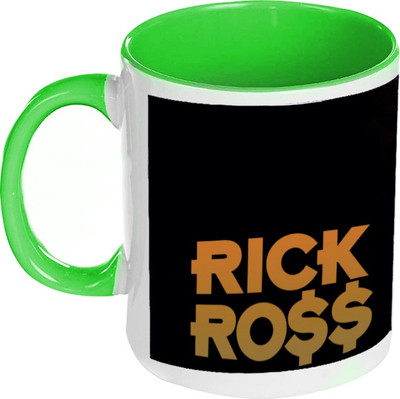 58% OFF on AMY Rick Ross Inside Green Coffee Ceramic Mug 325 ml