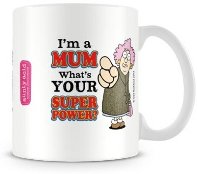 35% OFF on Aunty Acid Super Mom Ceramic Mug 325 ml 35% OFF on Aunty Acid Super Mom Ceramic Mug 325 ml