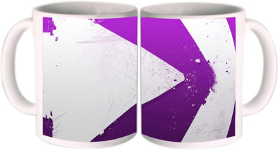 25% OFF on Shopkeeda Purpal Arrow Art Ceramic Mug 350 ml