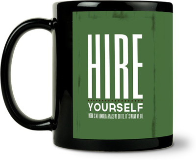 36% OFF on ShopMantra Hire Yourself Ceramic Mug 300 ml