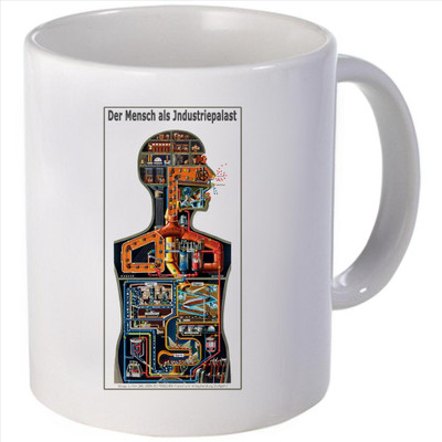 Snoogg der mensch als jndustriepalast Ceramic Mug Snoogg der mensch als jndustriepalast Ceramic Mug