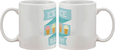 15% OFF on Artifa Ice Ice Baby Porcelain, Ceramic Mug 350 ml 15% OFF on Artifa Ice Ice Baby Porcelain, Ceramic Mug 350 ml