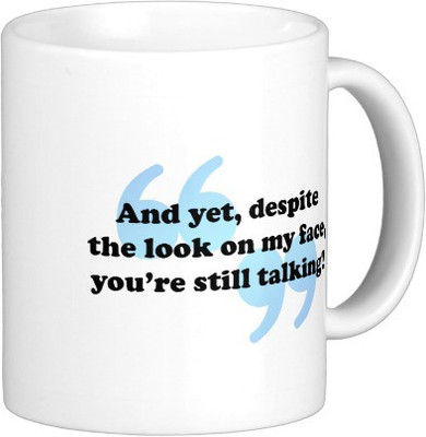 25% OFF on Exoctic Silver Mujhe Mere Haal Pe Chor Do A001 Ceramic Mug 350 ml